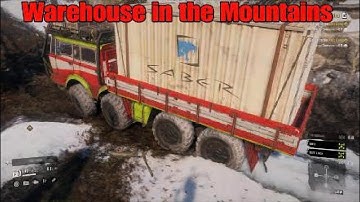 Snowrunner Warehouse in the Mountains Big Salmon Peak