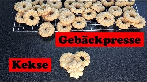 Kekse aus der Gebäckpresse
