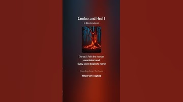 Thumbnail of Confess and Heal 1 #god #music #faith #songlyrics #song #shorts