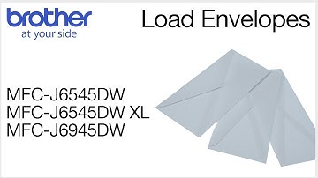 Loading an envelope into the Brother MFC-J6545DW