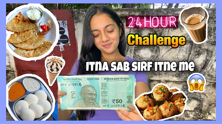 Living on Rs 50 for 24 hours in udaipur | food challenge |