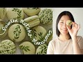 Painted Matcha Macarons!  手绘马卡龙