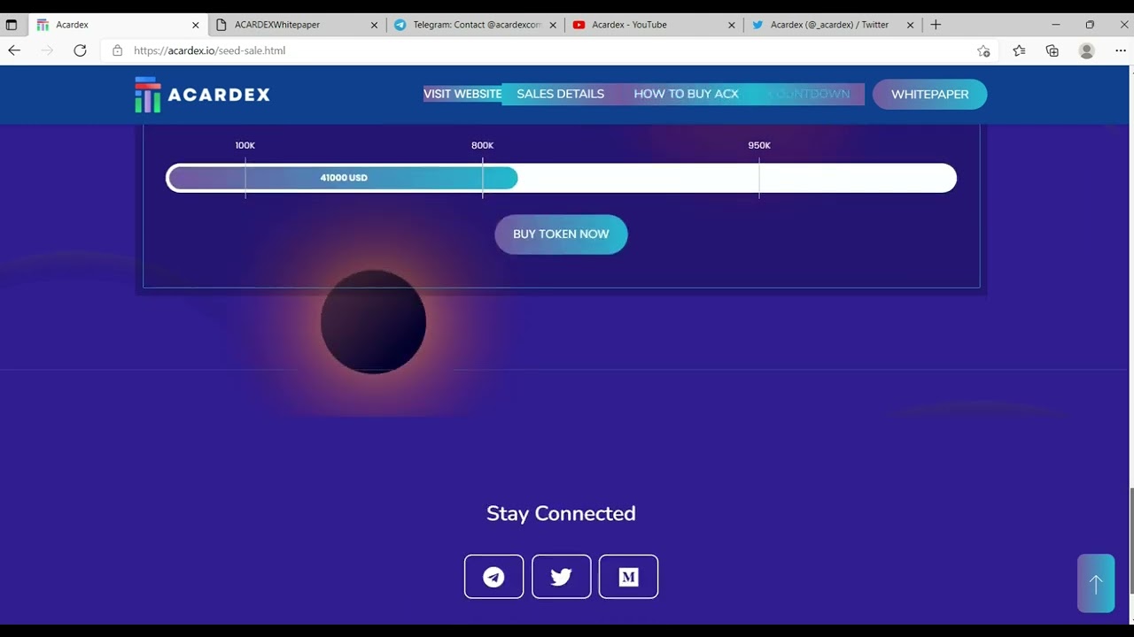 Join ACARDEX in creating an intuitive platform for trading Cardano Native Tokens