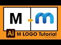 Illustrator Tutorial: Transform a Plain "M" into a Stunning Logo in Just a Few Steps in Illustrator!