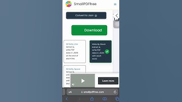 Convert PDF to JSON Online | Free PDF to JSON Converter Tool to Easily Convert PDF to JSON