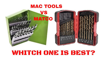 Matco VS Mac Tool drill bit comparison