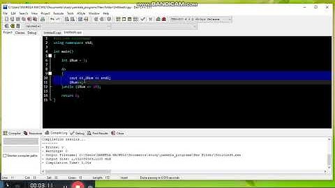 C++ tutorial 6 Do while loop