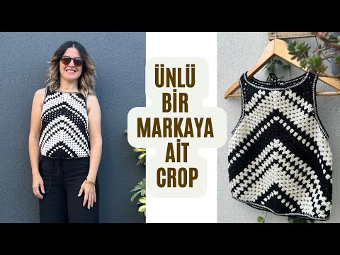 ÜNLÜ BİR MARKAYA AİT CROP YAPIYORUZ 🌸 #markachallenge