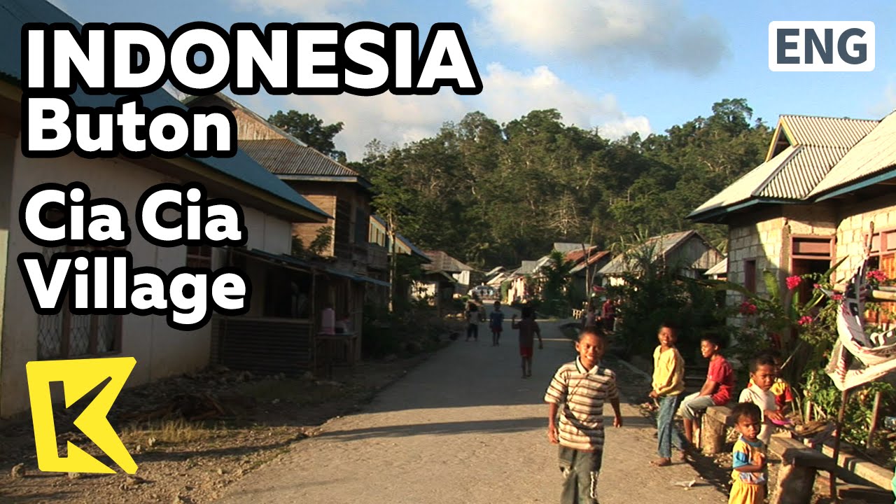 【K】Indonesia TravelButon[인도네시아 여행부톤]소라올리오 찌아찌아족 마을/Cia Cia Village/House/Banana/Food/Sorowalio 