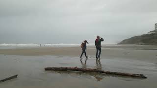 Drone Footage | Sunrise | Newport, Oregon Beach | Frame of Mind Media