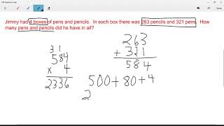 4th Grade Math: Multiplication Multi Step Word Problem