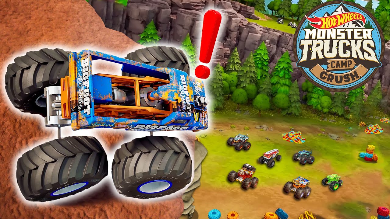 Major Earthquake Shakes Up the Hot Wheels Monster Trucks! | Camp Crush | Episode 6