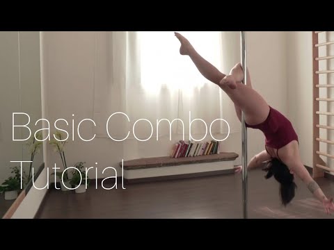 How to do a pole dance Basic Combination.