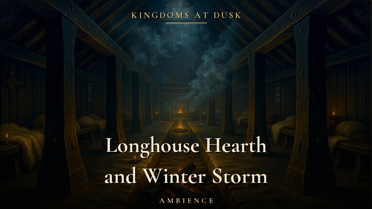 A Longhouse Hearth in a Winter Storm