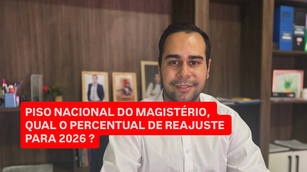 REAJUSTE DO PISO DOS PROFESSORES PARA 2026 ! O QUE ESTÁ DEFINIDO ?