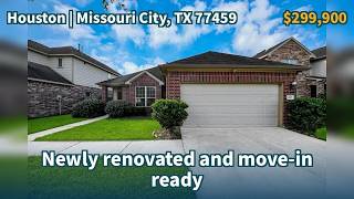 Missouri City, TX 77459 | $299,900 | 1,831 Sqft, 4 beds, 2 full baths, Single-Family | Newly reno...