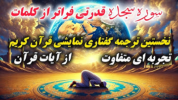 ترجمه فارسی سوره سجده ، وقتی زمین وآسمان به سجده می‌افتند،جایی که دل‌ها در برابر حقیقت تسلیم می‌شوند