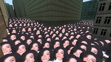 Trying To Escape From The Michael Jackson Nextbot Horde In Gmod