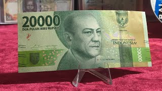 2016 Rupiah 20000 Indonesia banknote