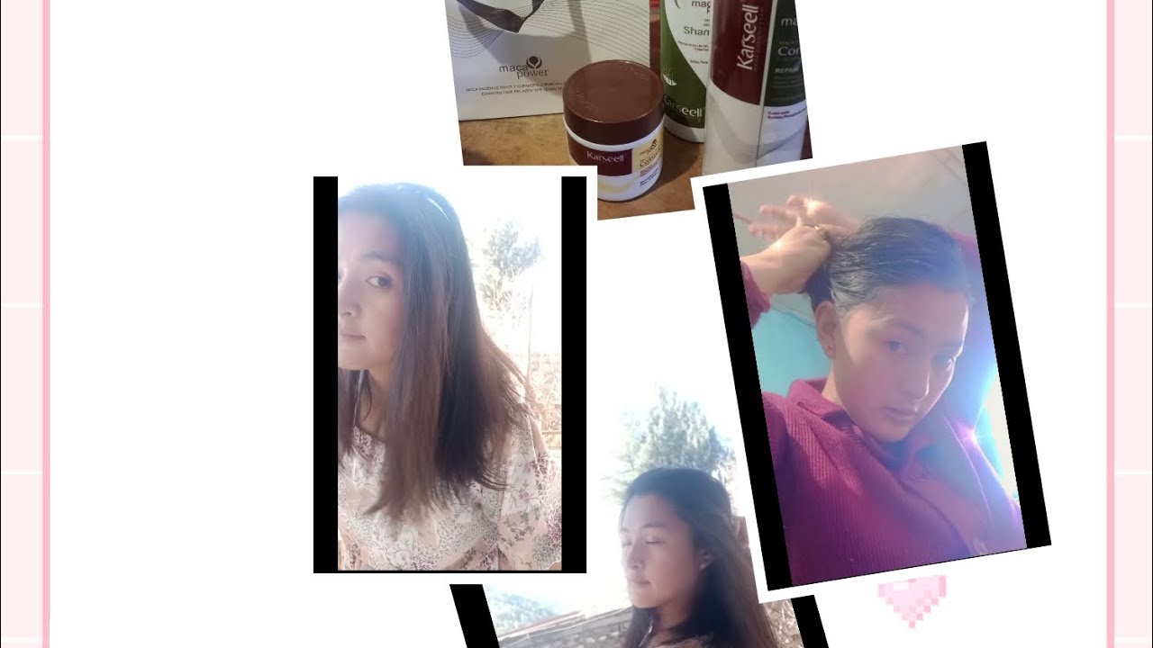 Trying this karsel brand for hair damage repair 