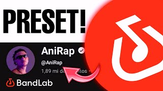 O MELHOR PRESET estilo "ANIRAP" pra BANDLAB !!! - PRESET AGRESSIVO