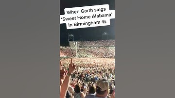 Thumbnail of When Garth Brooks sings ‘Sweet Home Alabama’ In Birmingham 🐘 #RTR #RollTide #Alabama #GarthBrooks