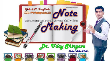 3.3 Note Making - Methods, Steps and Examples