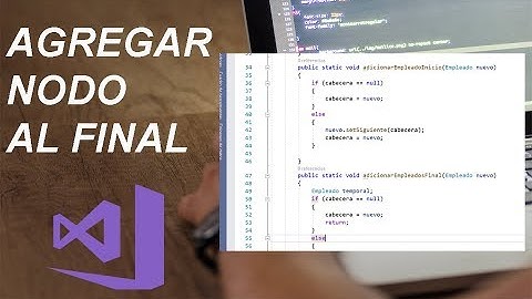 Visual Studio(C#) Aplicación Listas Enlazadas(Nodo)-Clase Servicios: AGREGAR_FINAL