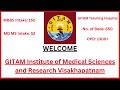 GITAM Institute of Medical Sciences and Research Campus View GITAM Institute of Medical Sciences and Research Campus View