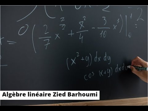 Algèbre linéaire avec Mr Zied Barhoumi