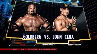 WWE 2K14 PS3 - Goldberg VS John Cena - Rematch [2K][mClassic]