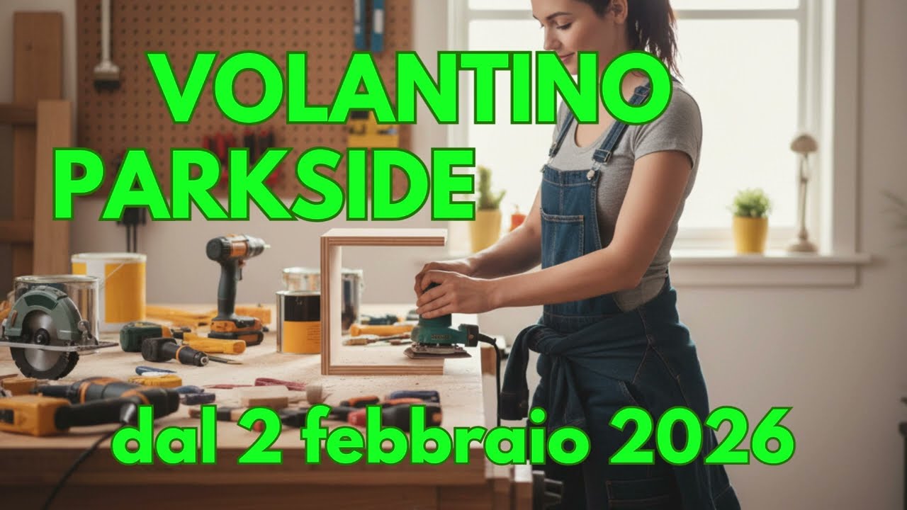 Volantino Lidl Parkside dal 2 febbraio 2026 #anteprima