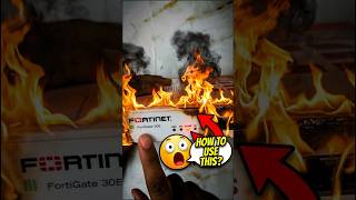 👍🏻🛡️Fortinet Firewall details | First use #tech #viral #shorts