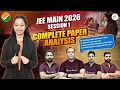 JEE Main 2026 (Session 1) Paper Analysis | Student Reactions &amp; Feedback