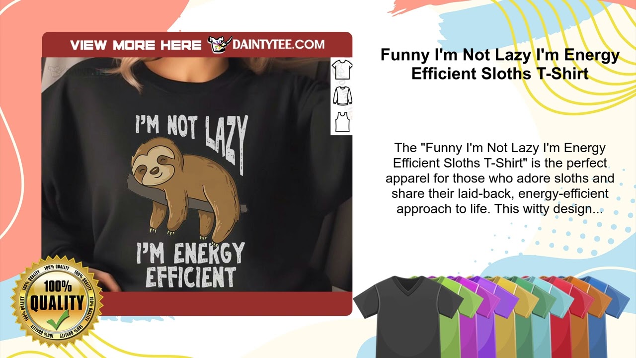 Buzz Shirts Lazy Is A Very Strong Word - Mens Or Womens Organic Cotton Novelty Funny T-Shirt