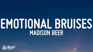 Video thumbnail of "Madison Beer - Emotional Bruises (Lyrics)"