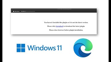 How to enable the WebPlugin in Edge to log into your DVR