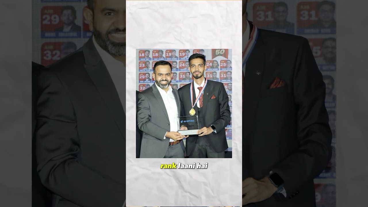 How to get a rank in CA? Ft. CA Bhanwar Borana 🔥 