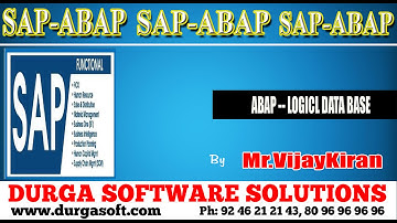 SAP  - ABAP || Logical Database