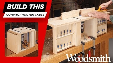 Building a Compact Router Table That Folds Up for Easy Storage