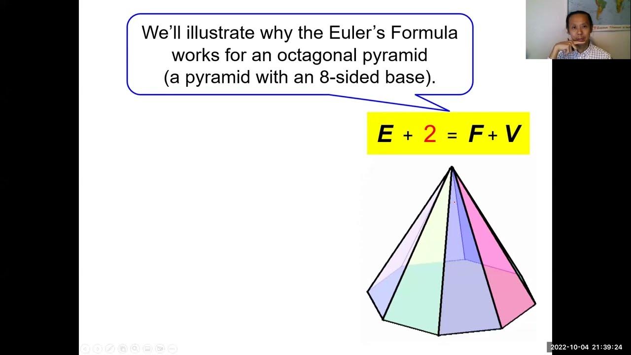 Illustrating the Euler's Formula using a Pyramid - YouTube