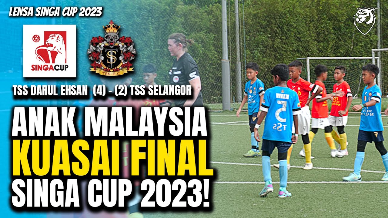 Final Singa Cup U10 dikuasai Anak Malaysia!