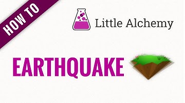 How to make an EARTHQUAKE in Little Alchemy