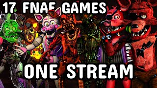 I beat ALL 17 FNAF GAMES in ONE STREAM with new releases screenshot 3
