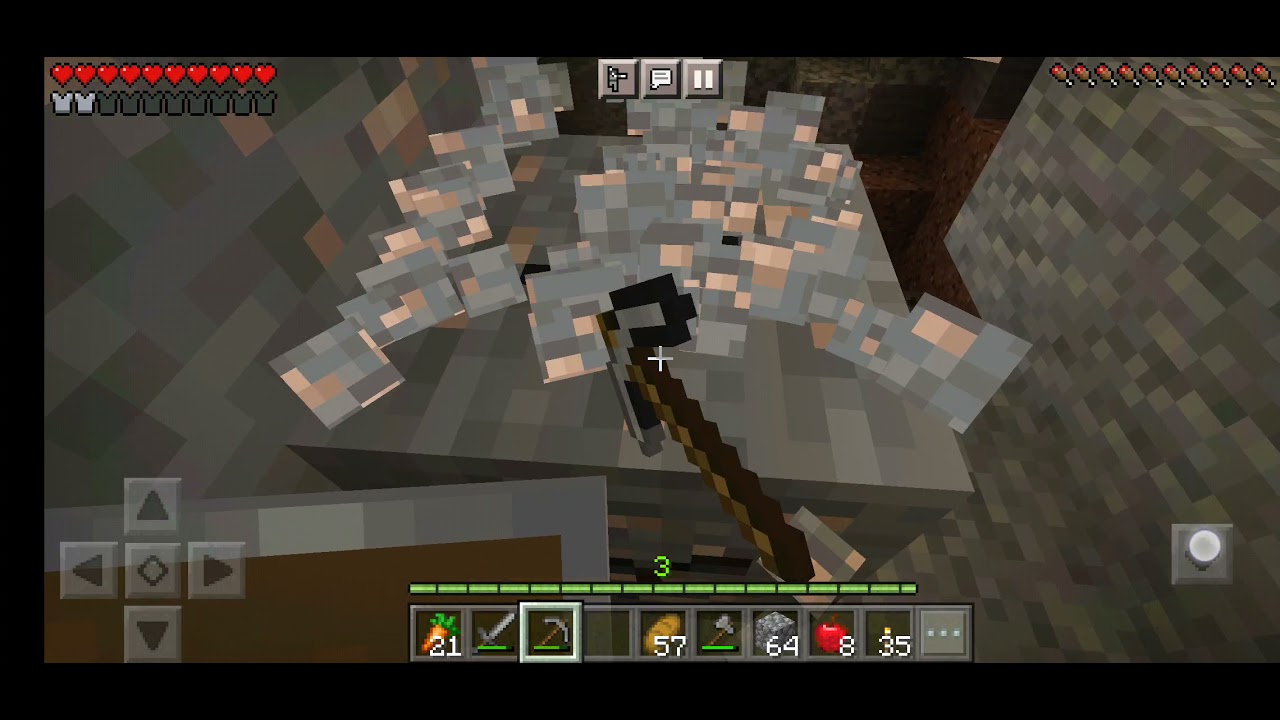 I mine a lot of iron minecraft survival series part 2 - YouTube