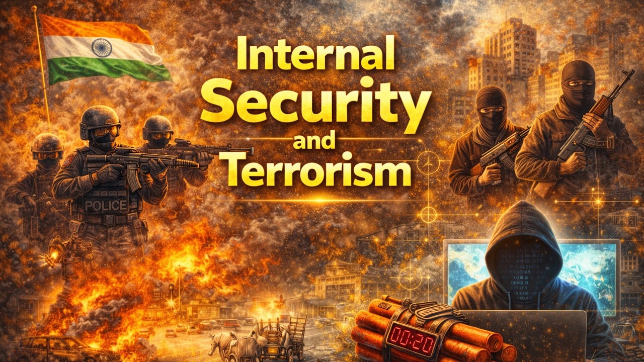 आंतरिक सुरक्षा &आतंकवाद