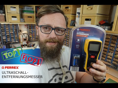 Review: Ultraschall Entfernungsmesser vs. Laser Entfernungsmessgerät - GT-UDM-05 vom Discounter