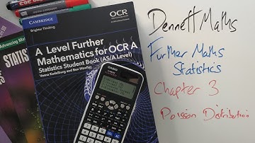 3 Poisson Distributions - Further Maths Statistics (OCR)