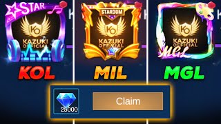 HOW TO GET FREE AVATAR BORDERS AND 25,000 DIAMONDS EVERY MONTH | HOW TO JOIN TEAM KOL, MIL & MGL screenshot 2