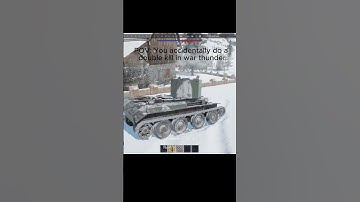 POV: You accidentally do a double kill in war thunder  #gaijin #warthunder #gaming #tanks